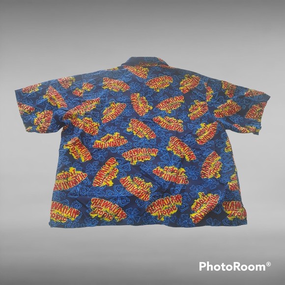 Hawaiian Tropic Short Sleeve Button Up Shirt Men's XXL 2XL Vacation Floral - Picture 2 of 5